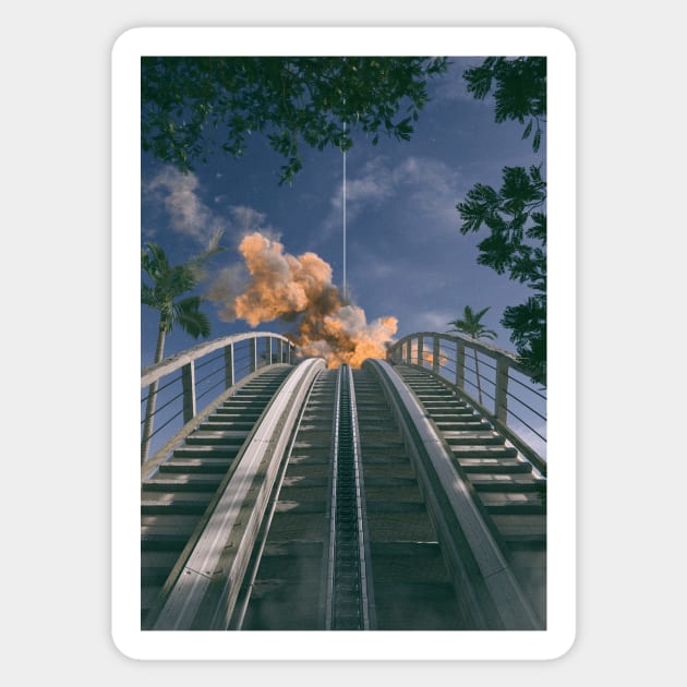 Thrill seeker Sticker by AdinCampbell